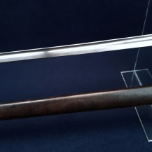 British WW1 1908 Pattern Cavalry Troopers Sword by Enfield, 1916 with Unusual Leather-Covered Steel Scabbard 3